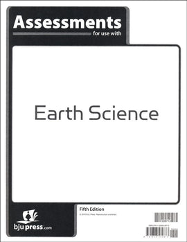 BJU Press Earth Science Assessments, 5th Edition (Tests)
