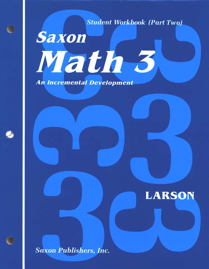 Saxon Math 3 Workbook Saxon Math 3 Workbook