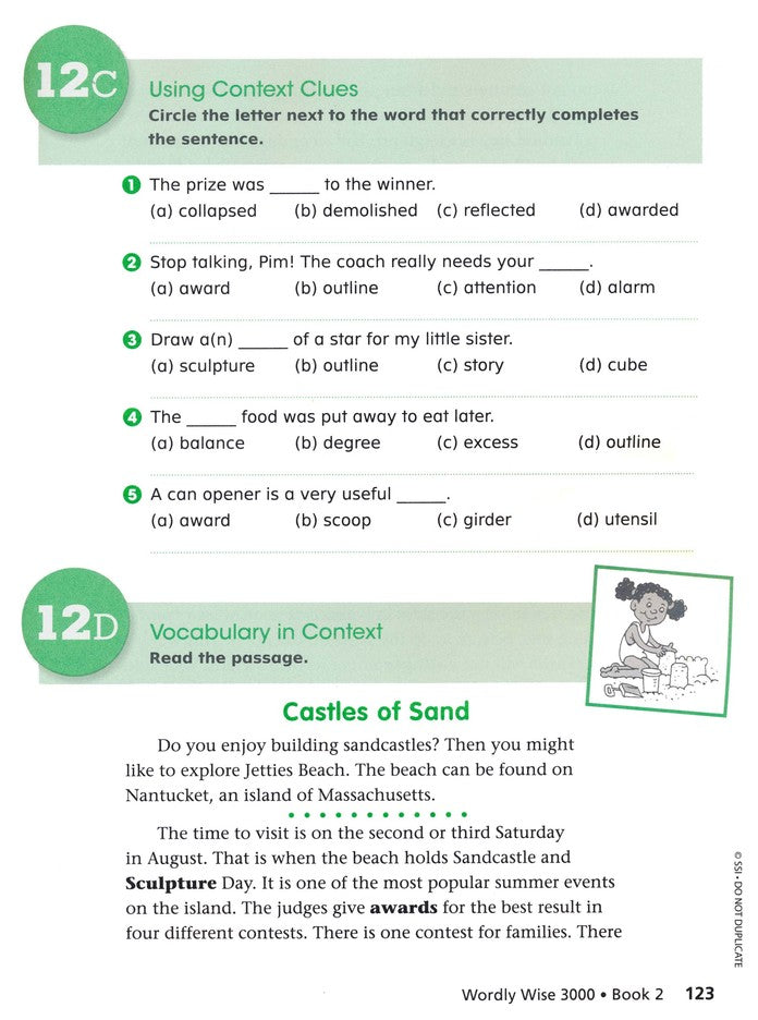 Lesson 2 Word Wordly Wise 3000 Grade 2 Student Book, 4th Edition– R.O.C.K. Solid Home ...