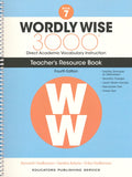 Wordly Wise 3000 Grade 7 Teacher Resource Book, 4th Edition