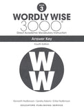 Wordly Wise 3000 Grade 3 Answer Key, 4th Edition