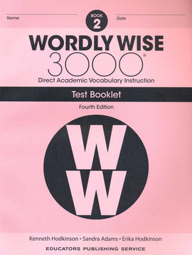 Wordly Wise 3000 Grade 2 Tests, 4th Edition