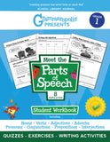 Grammaropolis: Meet the Parts of Speech Student Workbook Grade 1