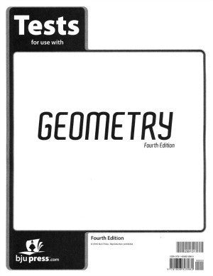 BJU Press Geometry Tests 4ed