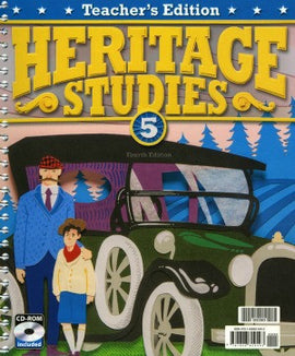 BJU Press Heritage Studies 5 Teacher's Edition 4th ED