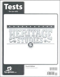BJU Press Heritage Studies 5 Test 4th ED