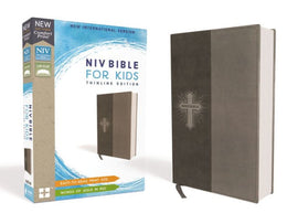 NIV Bible for Kids, Leathersoft, Gray