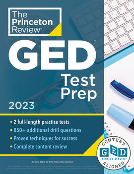 Princeton Review GED Test Prep, 2023: 2 Practice Tests + Review & Techniques + Online Features (College Test Preparation)