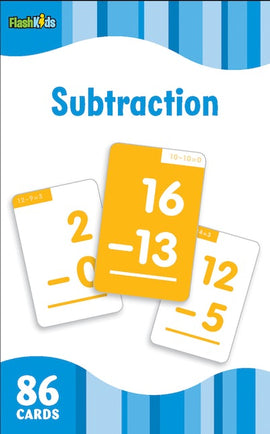 Subtraction Flash Cards