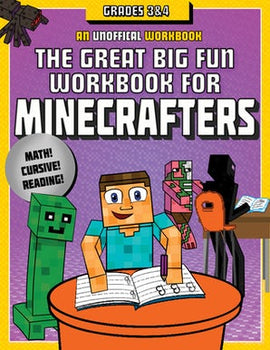The Great Big Fun Workbook for Minecrafters: Grades 3 & 4: An Unofficial Workbook