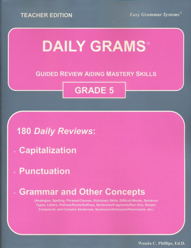 Daily Grams: Guided Review Aiding Mastery Skills Grade 5