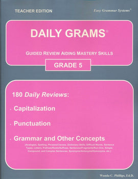 Daily Grams: Guided Review Aiding Mastery Skills Grade 5