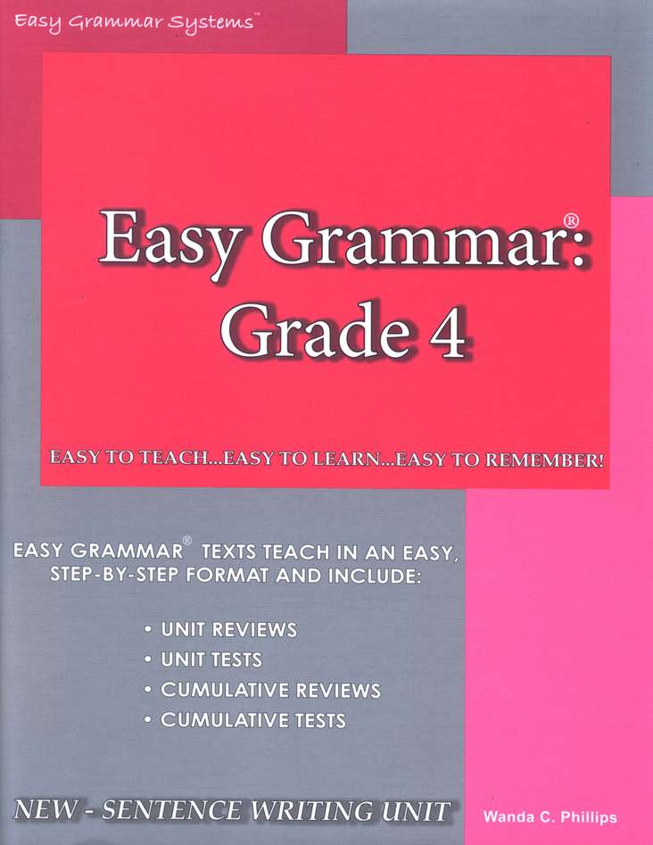Easy Grammar Grade 4 Teacher Edition