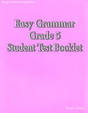 Easy Grammar Grade 5 Test Booklet