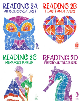 BJU Press Reading 2A - 2D Student Reader/Text Set, 3rd Edition