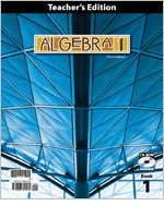 BJU Press Algebra 1 TE Book & CD, 3rd Ed