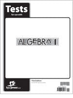 BJU Press Algebra 1 Tests, 3rd Ed