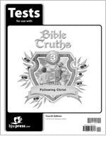 BJU Press Bible Truths 3 Tests, 4th Edition