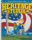 BJU Press Heritage Studies 1 Activity Manual Answer Key, 3rd Edition
