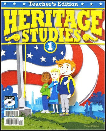 BJU Press Heritage Studies 1 Teacher's Edition with CD, 3rd edition