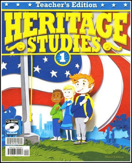 BJU Press Heritage Studies 1 Teacher's Edition with CD, 3rd edition