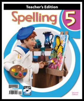 BJU Press Spelling 5 Home Teacher's Edition with CD-ROM, 2nd Edition