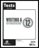 BJU Press Writing & Grammar 12 Tests, 3rd Edition