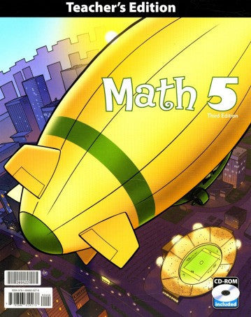 BJU Press Math 5 Home Teacher's Edition with CD (3rd ed.)