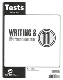 BJU Press Writing & Grammar 11 Test (3rd ed)
