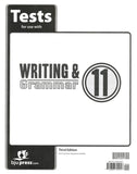 BJU Press Writing & Grammar 11 Test (3rd ed)