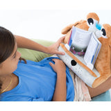 Cuddly Reader IPad, Tablet, E-Reader Stand and Book Holder (PUPPY PETE)