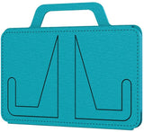Travel Book Rest for Books and Tablets - Beachy Blue