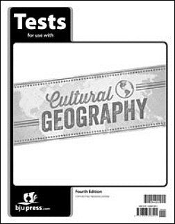 BJU Press Cultural Geography Test, 4th Edition