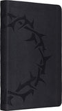 ESV Thinline Bible (Charcoal with Crown Design - Imitation Leather)