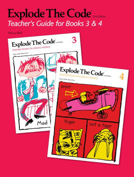 Explode the Code Teacher's Guide/Key, Books 3 - 4, 2nd Edition