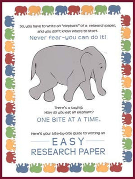 Easy Research Paper, One Bite At A Time