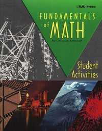 BJU Press Fundamentals of Math Student Activities Manual 2ed