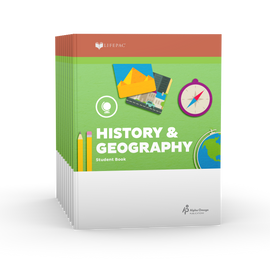Lifepac 1st Grade History & Geography Set of 10 Workbooks