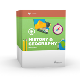 Lifepac 2nd Grade History & Geography Set of 10 Workbooks