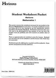 Horizons Math First Grade Student Worksheet Packet