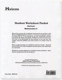 Horizons Math Fifth Grade Student Worksheet Packet