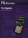 Horizons Math Pre-Algebra Tests and Resources Book