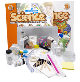 Reason for Science Level D Homeschool Pack, Grade 4 (Student Worktext, Teacher Guidebook and Materials Kit)