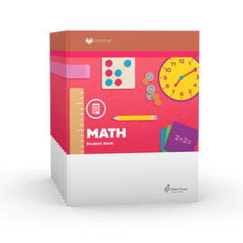 Lifepac 2nd Grade Math Set of 10 Workbooks