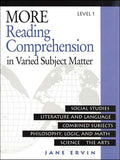 More Reading Comprehension in Varied Subject Matter - Level 1