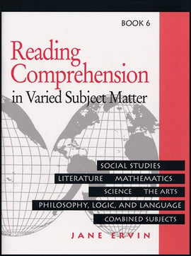 Reading Comprehension in Varied Subject Matter- Book 6
