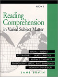 Reading Comprehension in Varied Subject Matter- Book 3