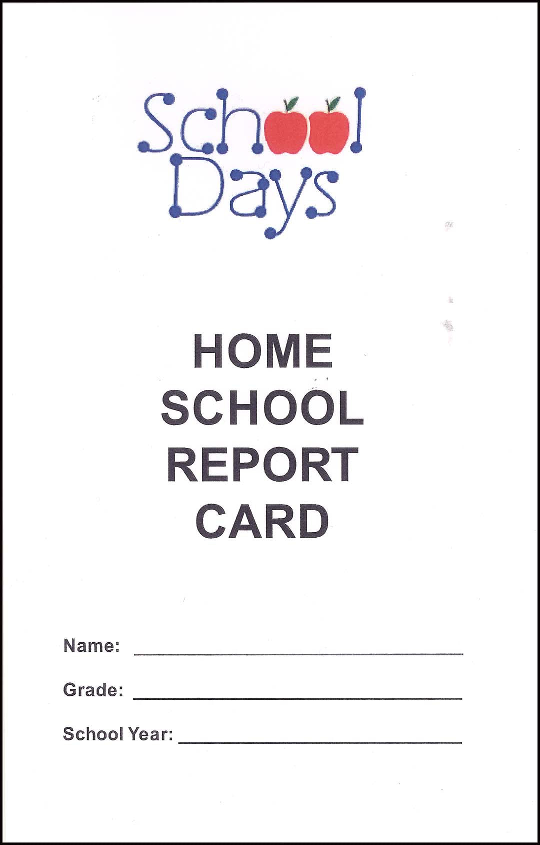 Cover Of A School Report