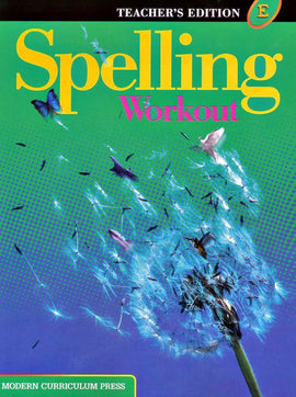 Spelling Workout Level E Teacher's Edition