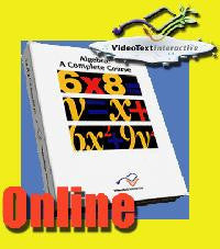 Algebra: A Complete Online Course from VideoText